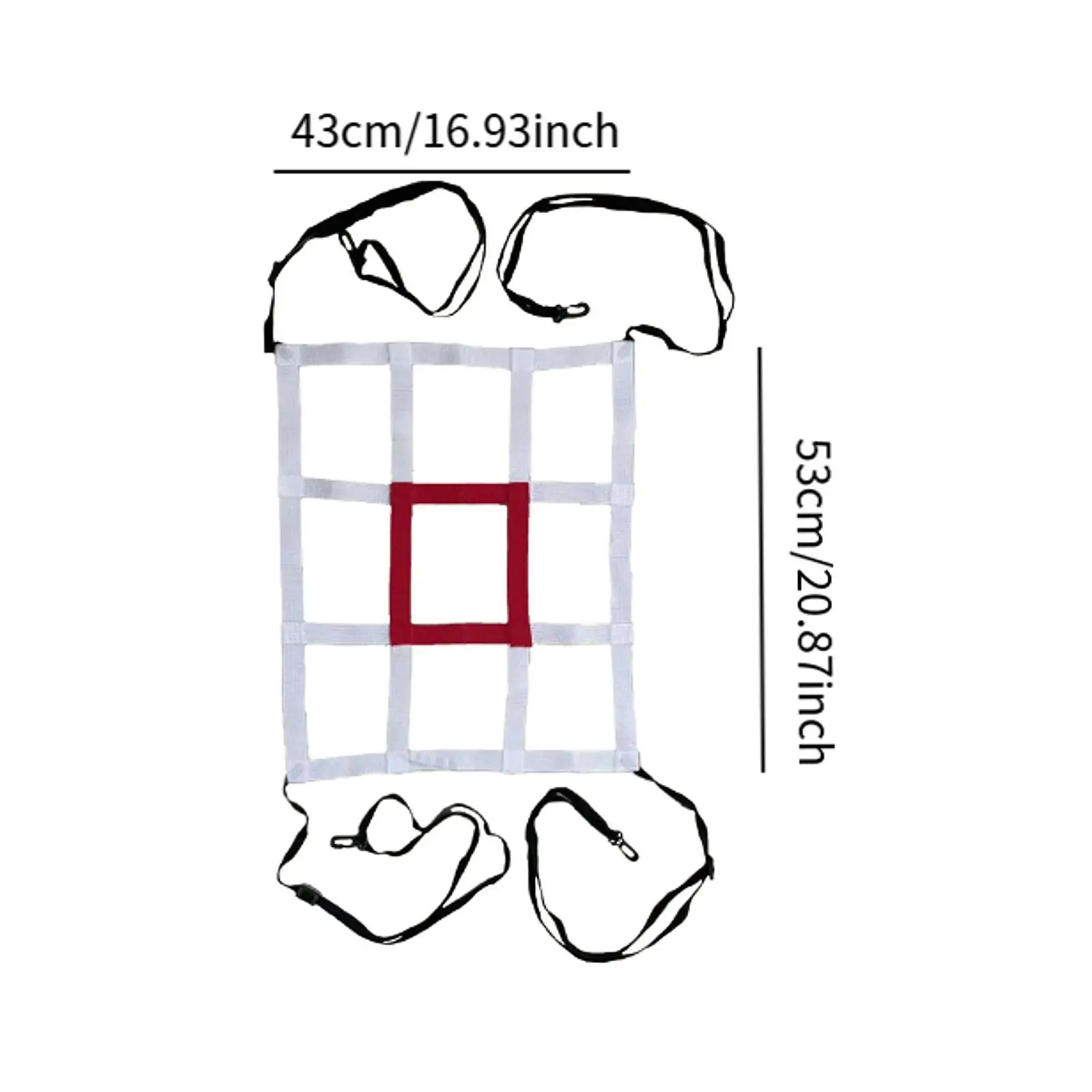 Rete da allenamento per baseball, bersaglio per strike zone, portatile, resistente, facile installazione