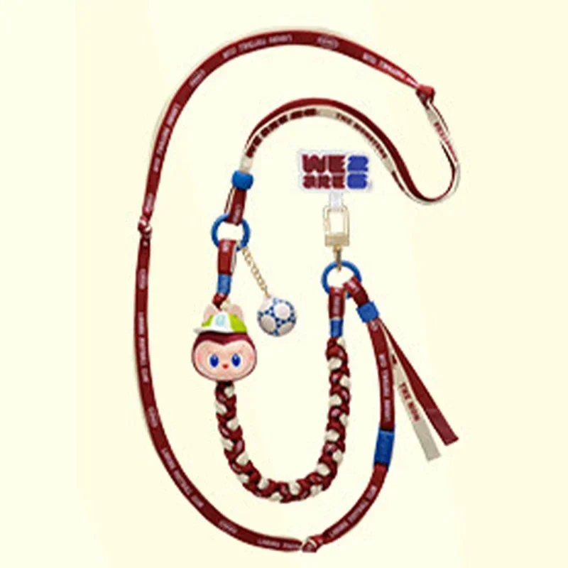 

POP MART Labubu The Monsters FIFA Series: Оригинальный Сюрприз-бокс с Брелоком для Телефона, Фигурками и Украшениями для Сумок