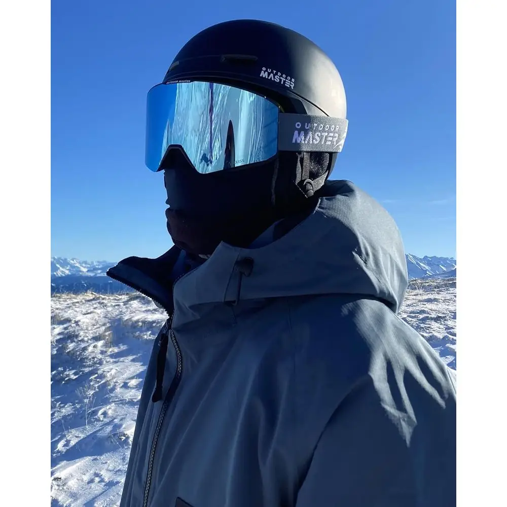 Interchangeable Lens OTG Ski Goggles with Anti-Fog for Snowboarding and Skiing