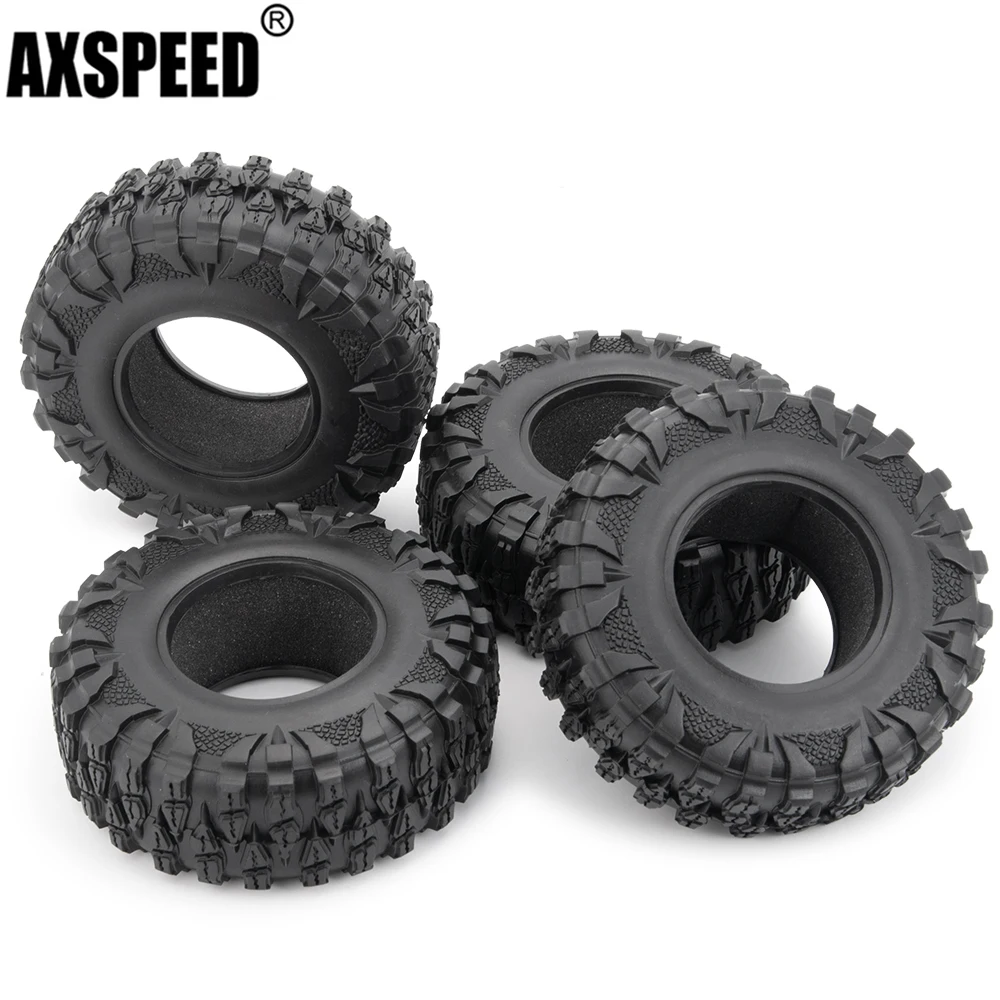 

AXSPEED 2.2 inch Soft Tires 120mm Wheel Tyre for 1/10 RC Crawler Car Axial SCX10 90046 RR10 Wraith 90018 90048 TRX4 TRX6 D90