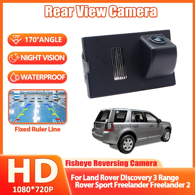 170° HD Waterproof Car Rear View Camera For Land Rover Discovery 3 Range Rover Sport Freelander Freelander 2 1080P Night Vision