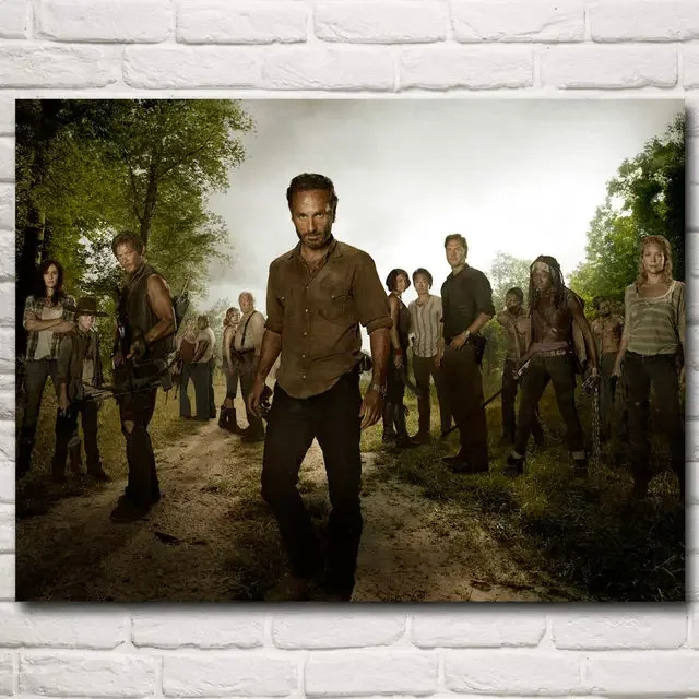 The Walking Dead Poster Figuur Daryl Dixon TV-serie Canvas Wandkunst Afdrukken Schilderijen voor Woonkamer Wanddecoratie