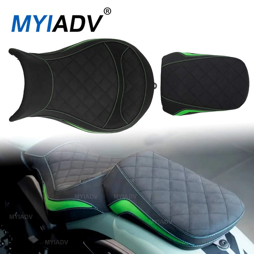 

Для Kawasaki Vulcan S EN650 VN650 2015-2024 2025 мотоциклист пассажирское сиденье чехол на заднее сиденье подушка аксессуары