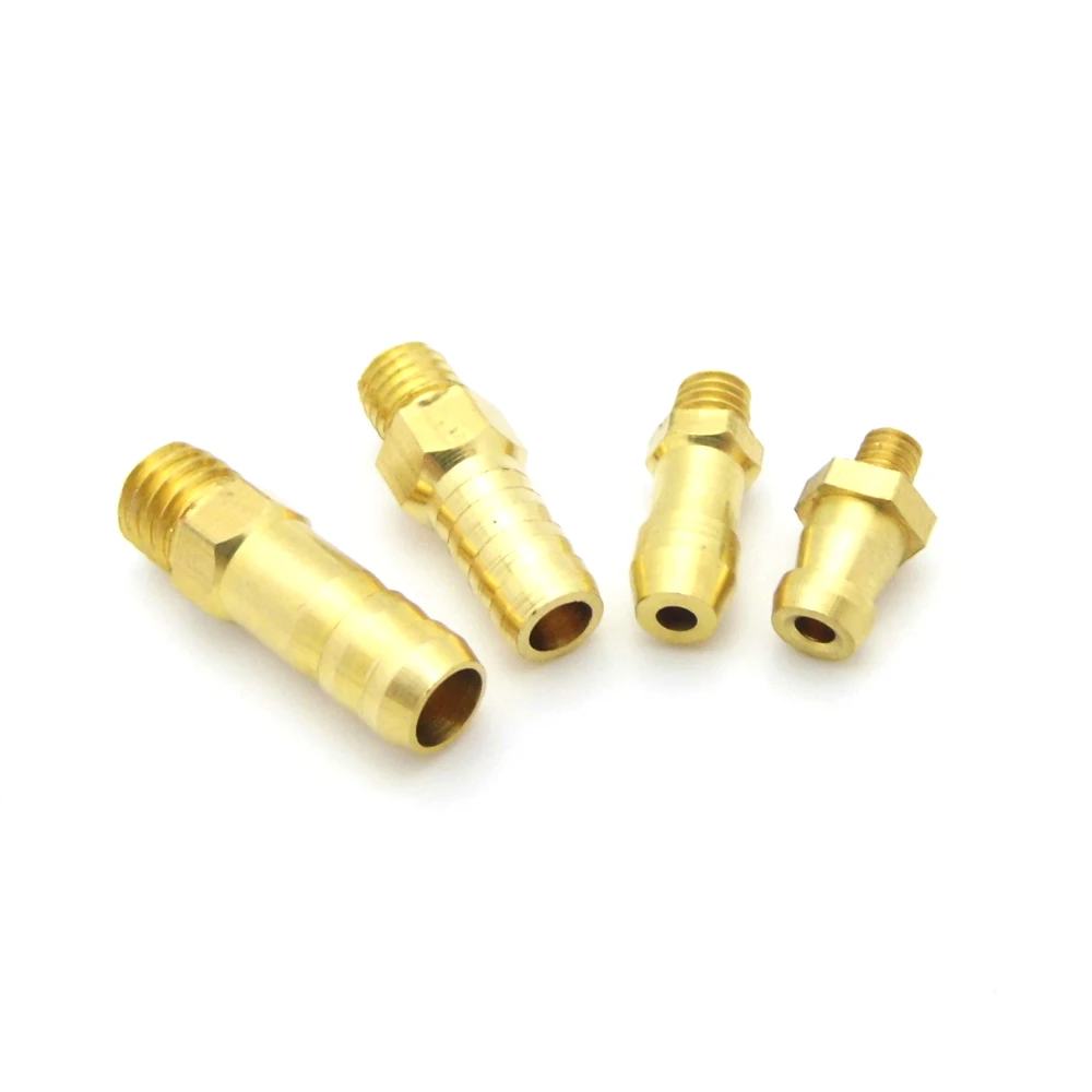 Boquilla de cobre para grifo de pezón, boquillas de combustible de agua para barco a control remoto, marino, MONO, gato, 10 Uds.