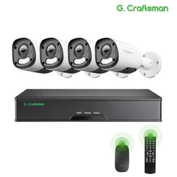 XMeye YU SONY 6MP POE IP Camera System KIT Face Person Detection Onvif CCTV Video Surveillance Security G.Craftsman