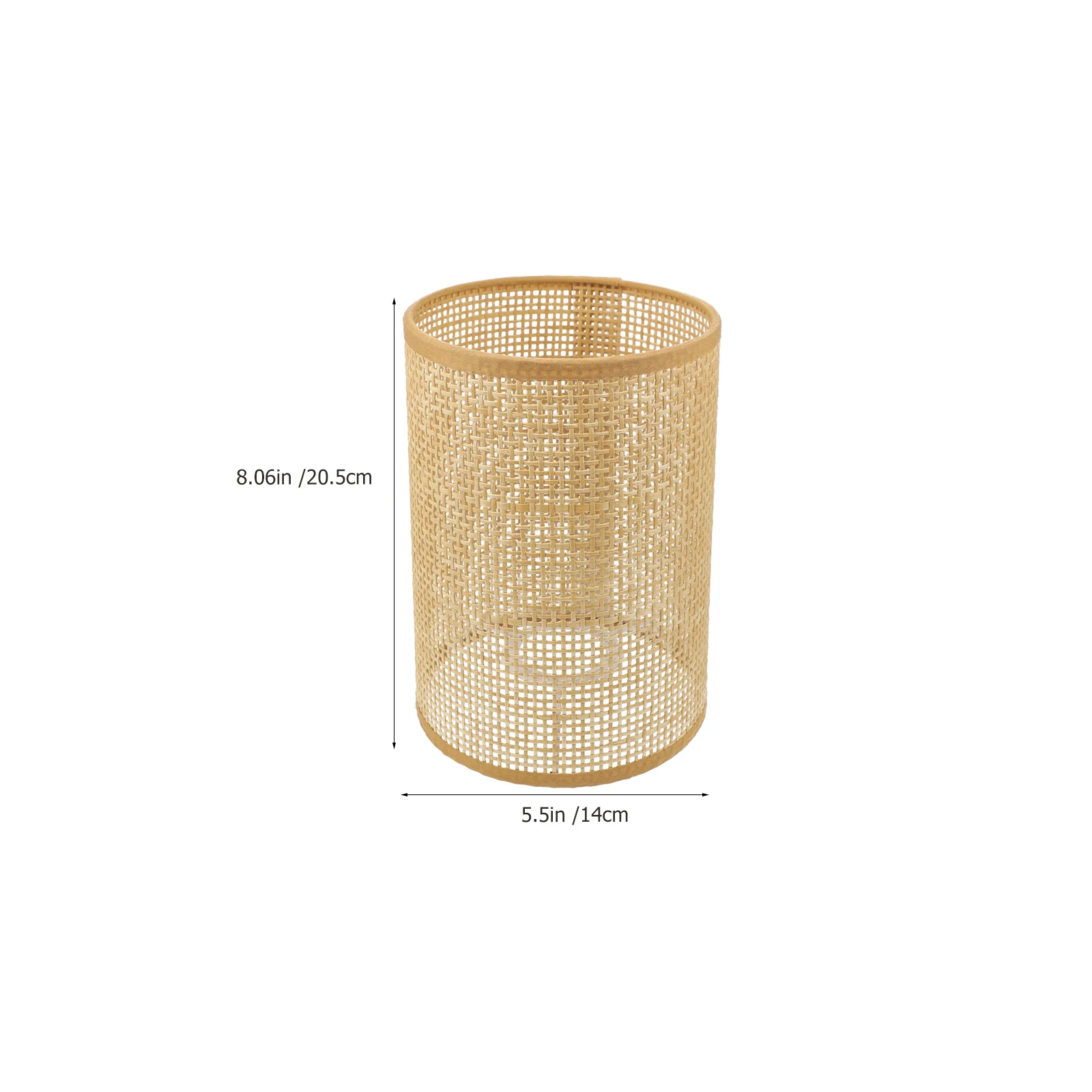 2 قطعة الروطان المنسوجة عاكس الضوء غطاء مصباح السقف ل قلادة ضوء معلق غطاء مصباح استبدال غرفة الطعام غطاء خفيف للزينة #3