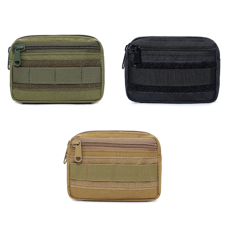 

Double Layer Military EDC Pack Men Tactical Molle Waist Belt Nylon Hip Pouch Fanny Pack Camping Hunting Accessories Utility Bag