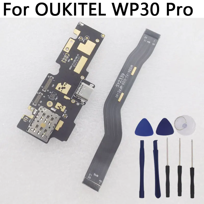 

Новая оригинальная USB-плата OUKITEL WP30 Pro, плата порта зарядки с основным FPC для смартфона OUKITEL WP30 Pro