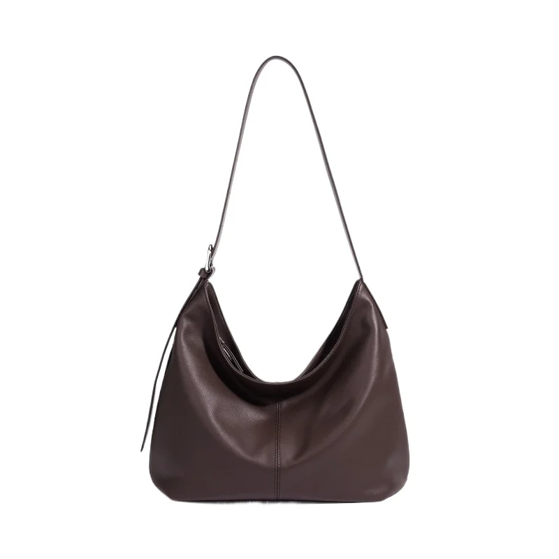 

Women's Large Capacity Soft Vegan Leather Shoulder Bag Crossbody Elegant Minimalist Daily Work Commute Bag