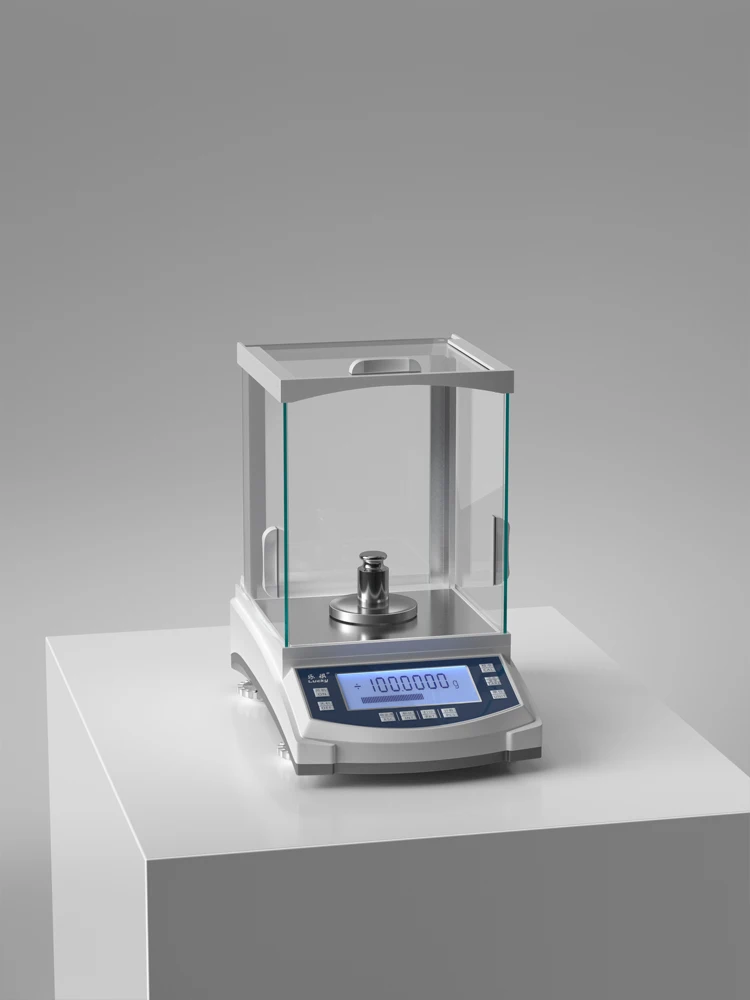 300g 0.1mg 0.0001g Lab Balances Weight Scale High Analytical Balance with LCD Display
