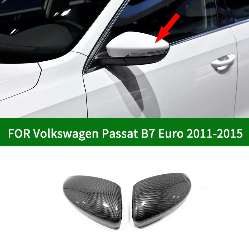 

Для Volkswagen VW Passat B7 Euro 2011-2015 углеродное волокно, боковая накладка на зеркало заднего вида, хромированное серебряное зеркало указателя поворота