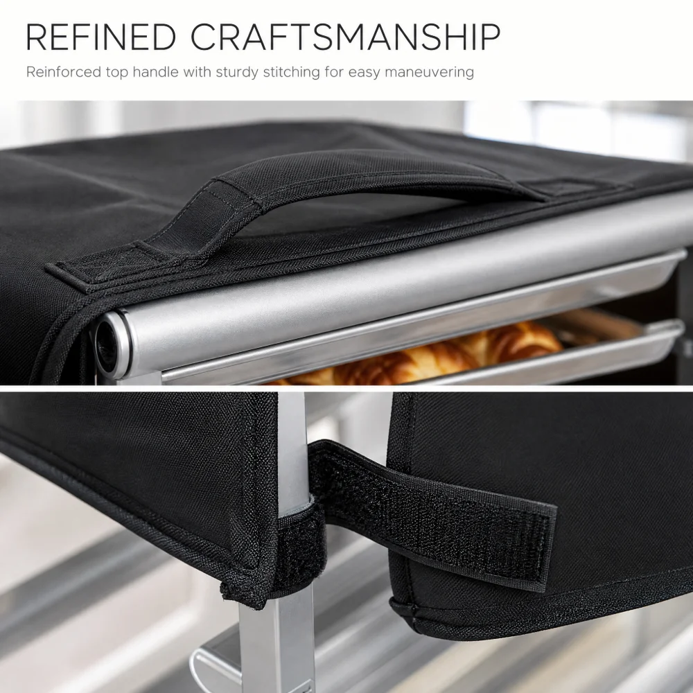 Bread Rack Cover with Ventilation Mesh Waterproof Dustproof for 20 Tier Pan Rack Keep Fresh Odor Free Storage