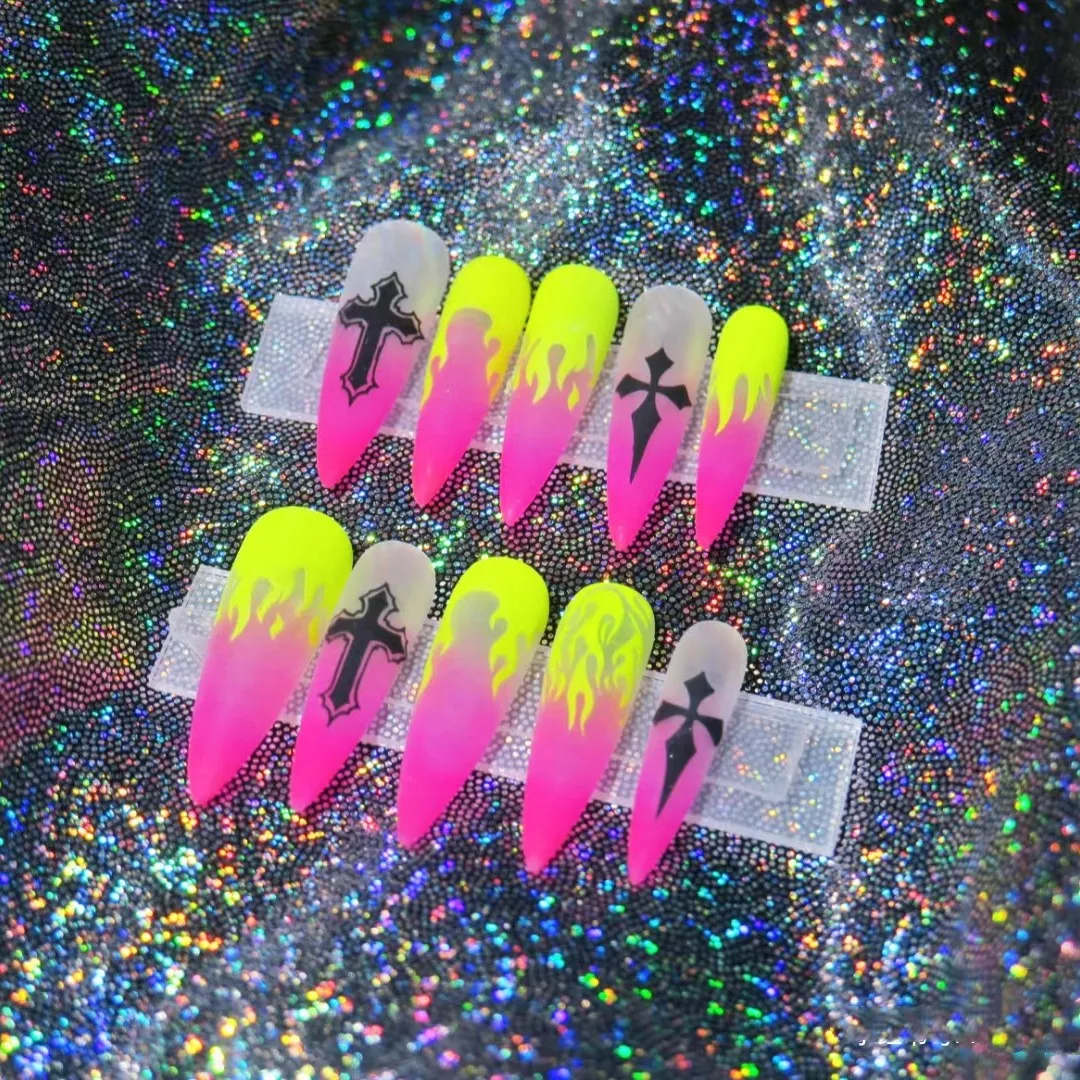 Neon Candy Nail Pigment Nail Powder, Gradiente de poeira, Macaron Nail Glitter, Pó Acrílico Pérola, Make Up Nail Art, 6 cores