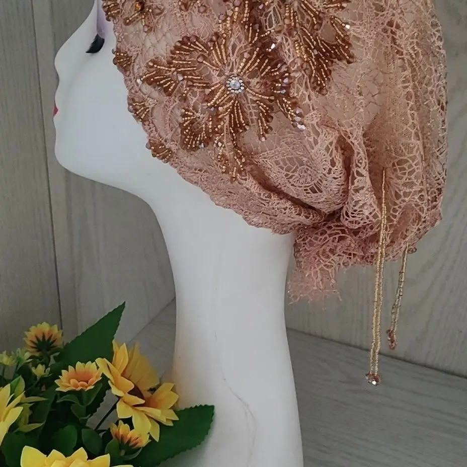 حجاب المرأة المسلمة شال الحجاب شحن مجاني فاخر شرابات وشاح ماليزيا الصلاة كوفي الإسلام المملكة العربية السعودية الدانتيل عمامة 05383