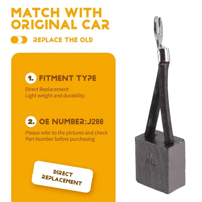 2025 نمط ساخن لمشاهدة معالم المدينة سيارة J288 محرك كهربائي فرشاة الكربون 28X25x16 البنزين سيارة استبدال جزء