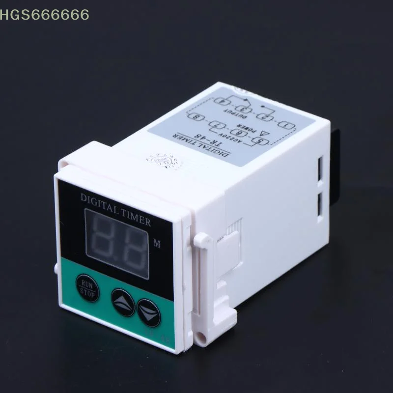 

AC 220V TR 48 Digital Timer Relay Programmable Time Delay for Automated Oven Safety and Efficiency