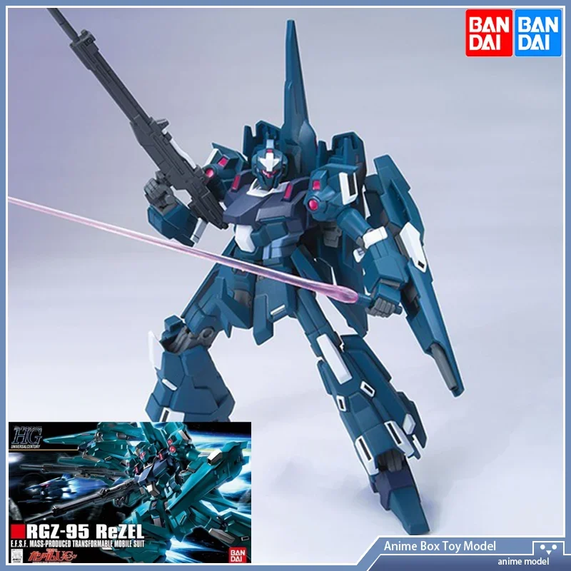 [In Stock] Bandai HGUC 1/144 ReZEL RGZ-95 GUNDAM Action Assembly Model