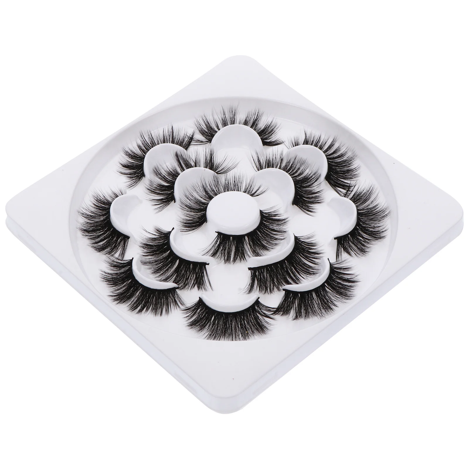 Pestañas de maquillaje vívidas para mujer, pestañas postizas fáciles de usar, accesorio de belleza de larga duración, herramienta de maquillaje de pestañas vívidas