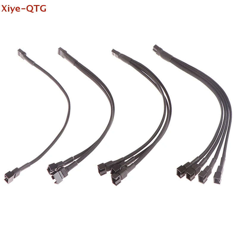 

NEW 1Pc Fan Splitter Cable 4pin Adapter Cable 1 to 1 2 3 4 Computer CPU Fan Splitter PC Fan Extension Power Cable Accessories