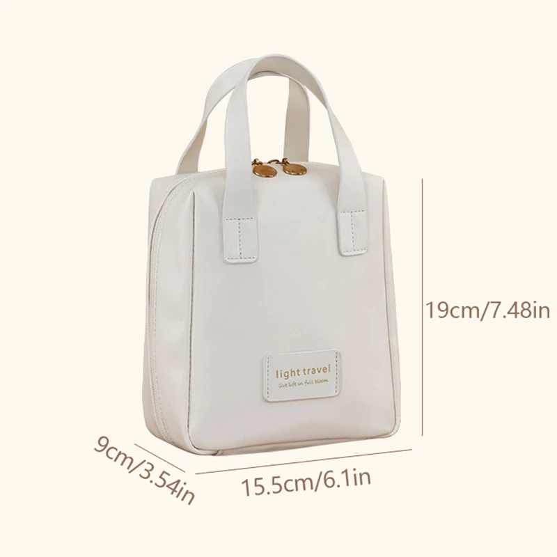 Sac à cosmétiques portable à coque de grande capacité, sac de rangement étanche pour maquillage, valeur esthétique élevée, sac d'évaluation ChimCosmetic