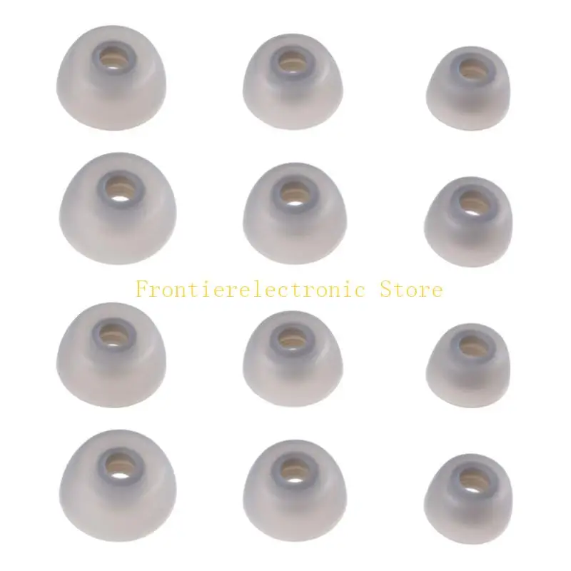 G8DB Silicone Ear Tips 6Pairs Earbuds Covers Sound Isolation for 75t/65t