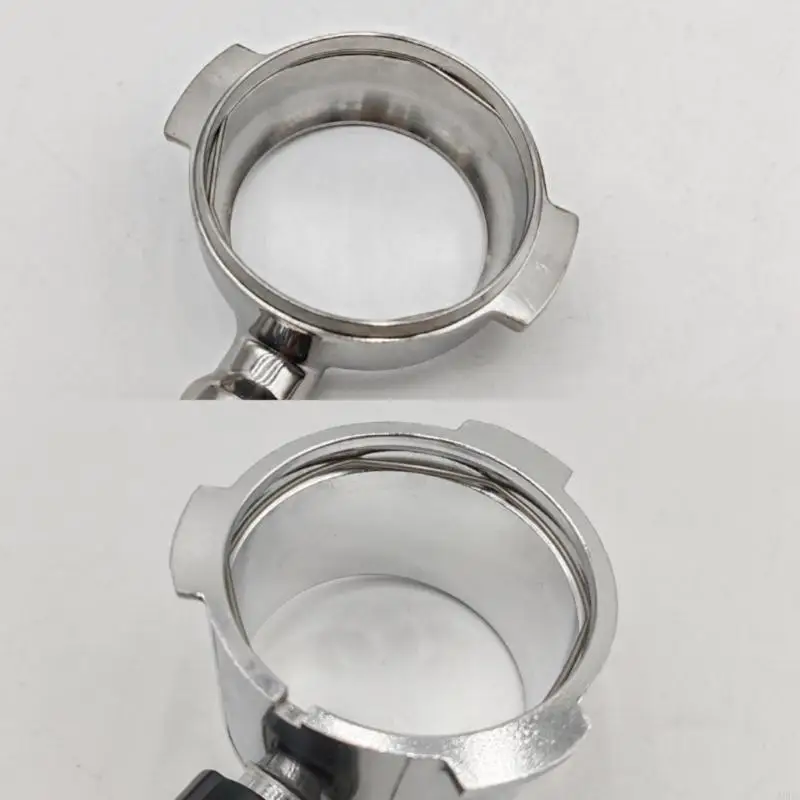 A2ue en acier inoxydable 58 mm Poignée cafetière Rings Secure Locking Design