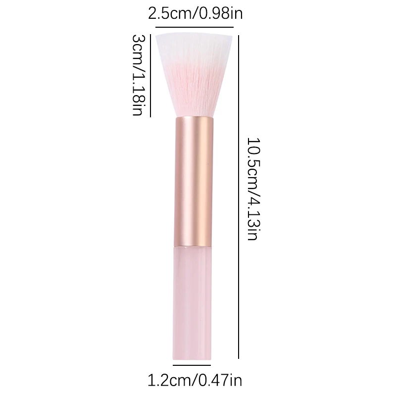 Mini cepillo para decoración de uñas, cepillo para quitar el polvo de uñas, herramienta de limpieza de polvos de esmalte de Gel UV acrílico, pinceles de maquillaje de belleza, accesorio de manicura