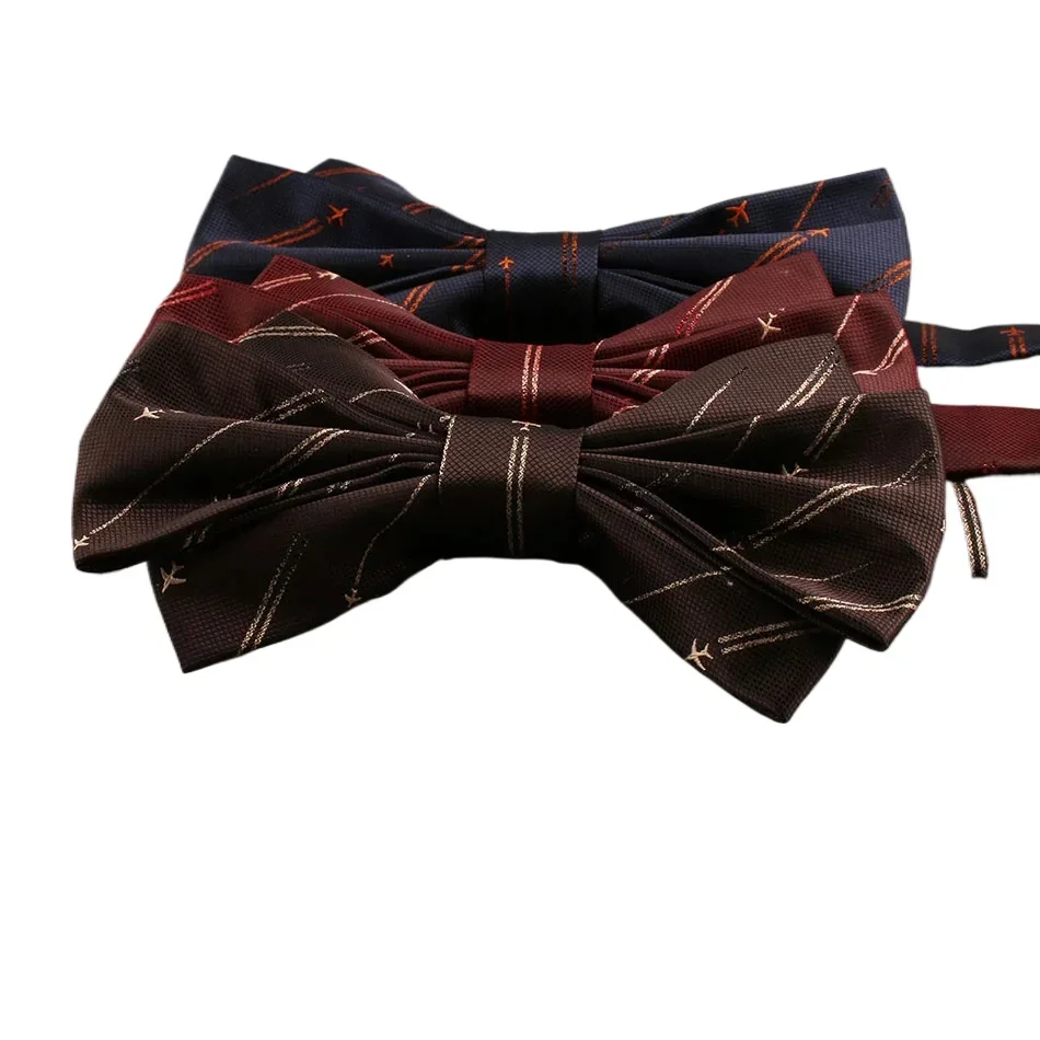 Men's bow tie high weft secret wedding wedding groom red groomsman black suit accessories fashion bow