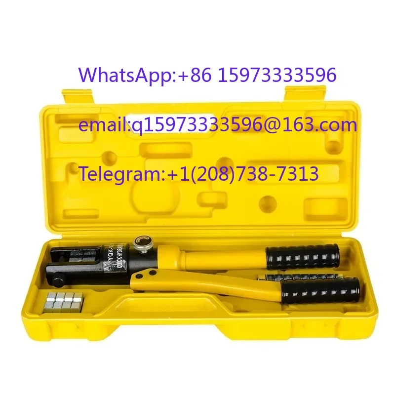 Portable Hydraulic Crimping Plier Industrial Wire Terminal Compression Tool Practical Cable Lug Pressing Hydraulic Hand Tool