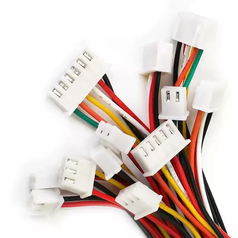 100PCS/LOT JST XH 2.54 Pitch 2/3/4//6/7/8/9/10Pin Single Head Female Plug Terminal Cable Connector 2.54mm 300mm Wires 26AWG