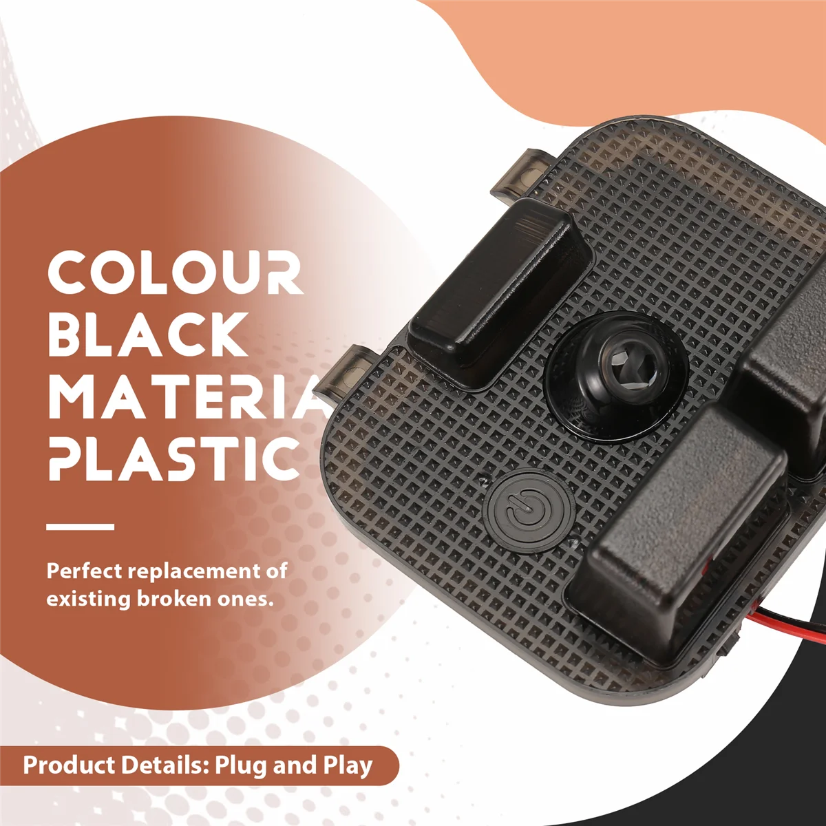 حار رائجة البيع الخلفية يفقس ضوء الجذع ضوء التخييم مصباح غطاء الضوء (الضوء الأحمر)