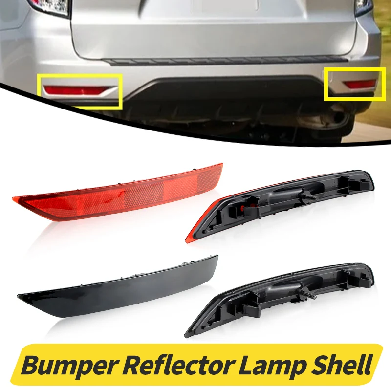 

2PCS Rear Bumper Reflector Rear Brake Lamp Reflector Light Shell(No Bulb)For Subaru Forester 2009-2018 OEM#84281SC010 84281SC000