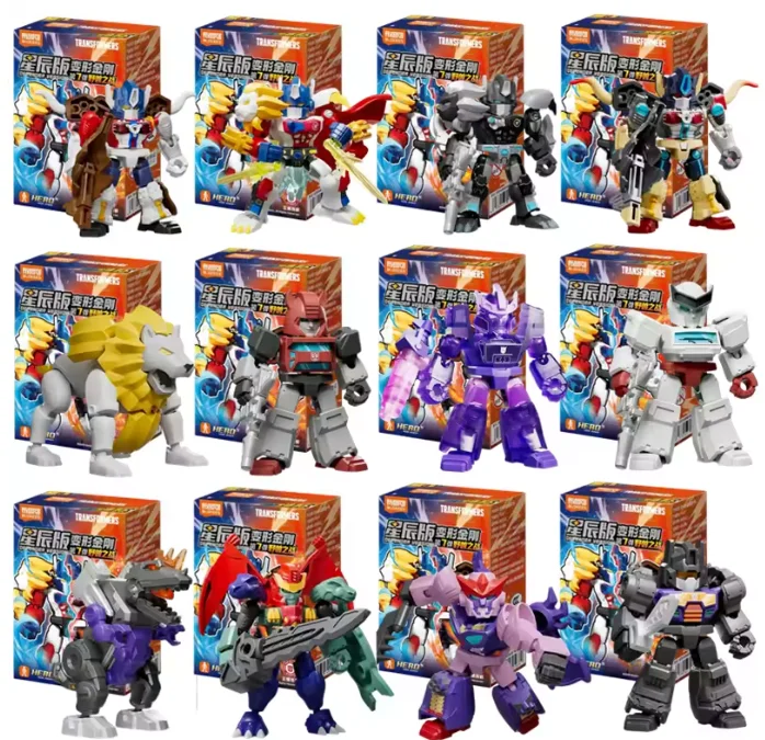 Blokees Transformers Bouwstenen Defender Versie Optimus Prime Bumblebee Robot Cartoon Anime Transformatie Collectie Speelgoed