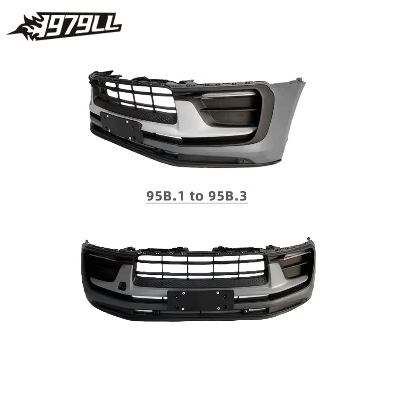 

[1979LL] 2015 2017 2019 95B Front and Rear Bumper Upgrade to 2024 95B.3 Turbo Body Kit for Porsche Macan 95B.1 95B.2