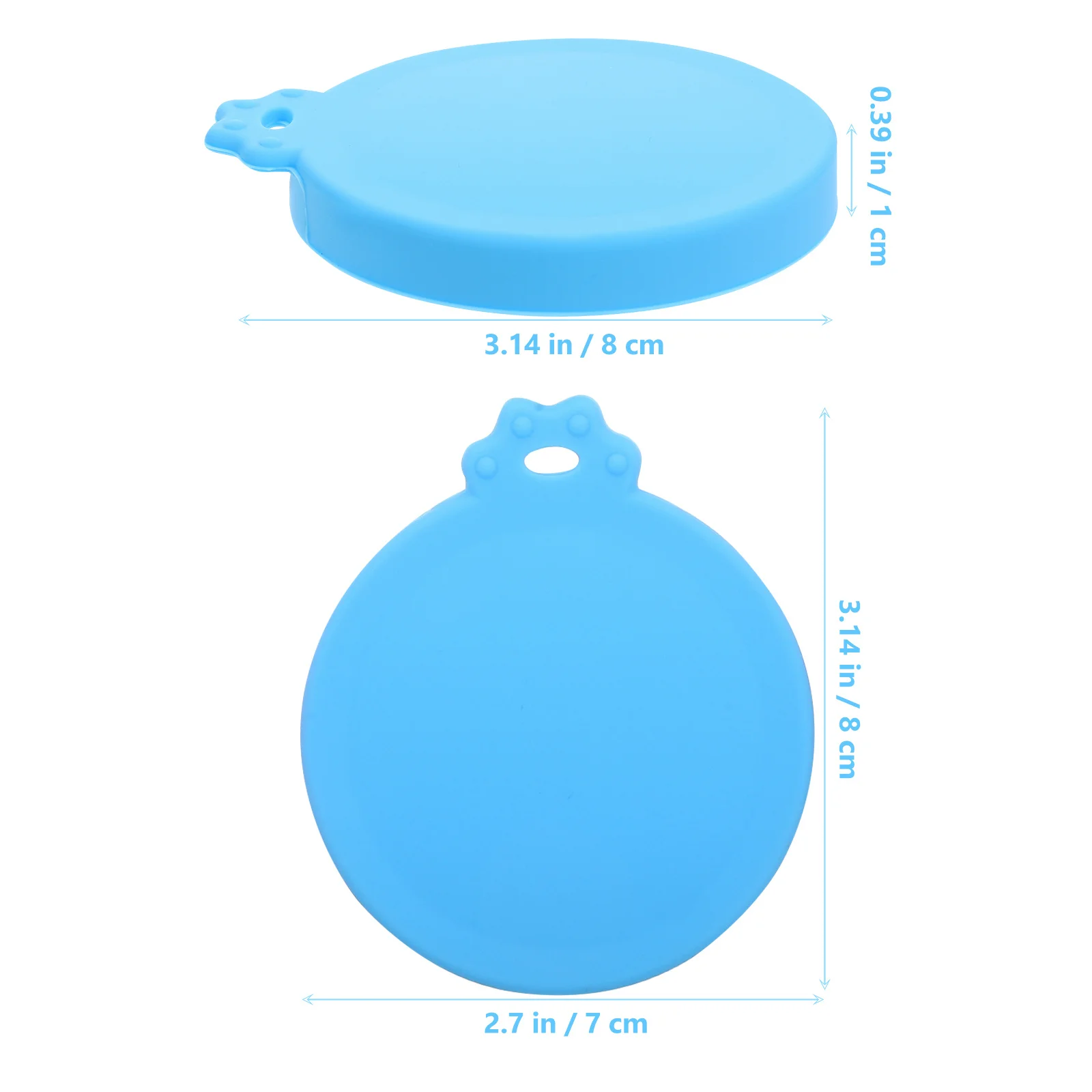 

6pcs Silicone Lids Pet Food Can Cover Dog Cat Food Covers Beverage Can Caps For Soda Beer Drinks Kitchen Bar Accessories