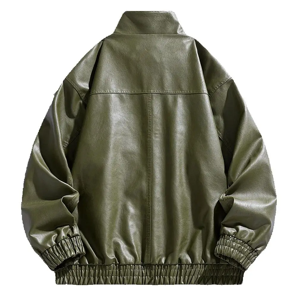 Men's Fashion PU Leather Jacket for Spring And Autumn 2025 - Fine Texture Durability Comfort