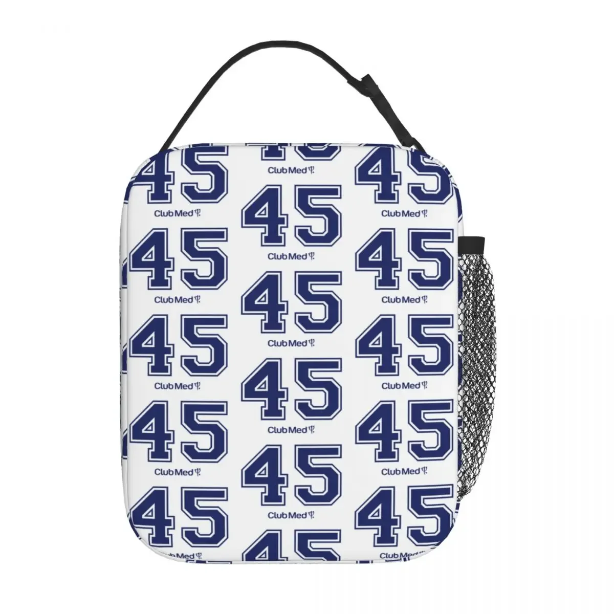 Number 45 Club Med Insulated Lunch Bag for Women Kids Portable Food Boxes Thermal Lunch Box Tote