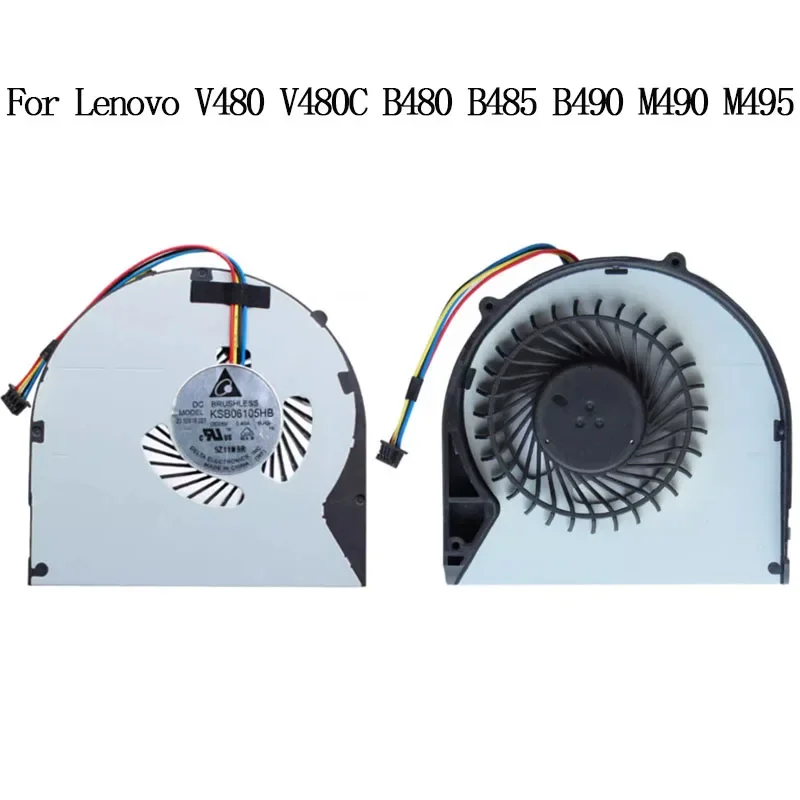 New Original Laptop cpu For Lenovo V480 V480C B480 B485 B490 M490 M495 B4306 B4400 E49L E49AL B580 B590 BATA0710R5H P003  Fan