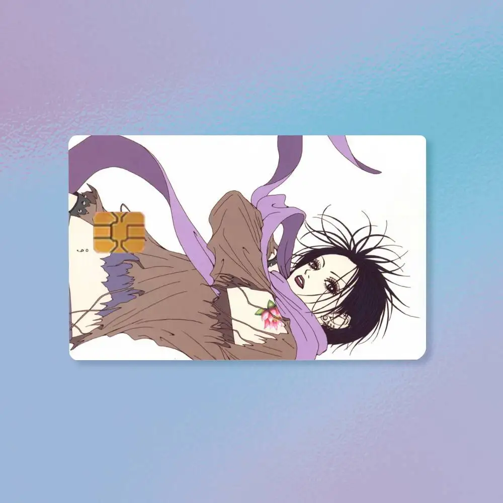 Anime Cool Nana O-Osaki Line   Credit Card HD Stickers Premium matte film effectively prevents fingerprints and daily abrasion.
