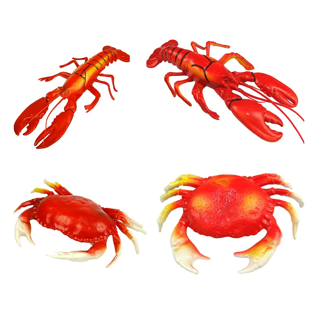

Lifelike Simulation Lobster Model Decor Artificial Creative Realistic Lobster Shape Photography Prop Crab Shop Home Decoration