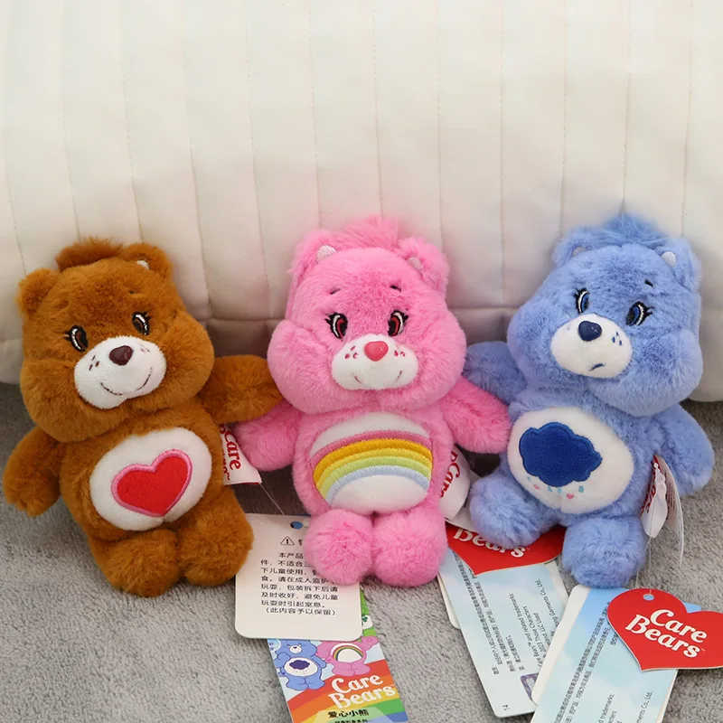 Care Bears Cartoon Pluszowe breloki do kluczy Dziewczynki Chłopcy Torba Plecak Samochody Homedecor Śliczny Niedźwiedź Wypchane breloki Piękny