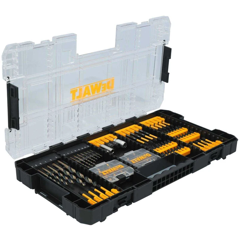 DEWALT DWANGFT100SET FlexTorq Bit Set Woodworking Drill Bits System High-End Batch Multifunctional Tools  Accessories