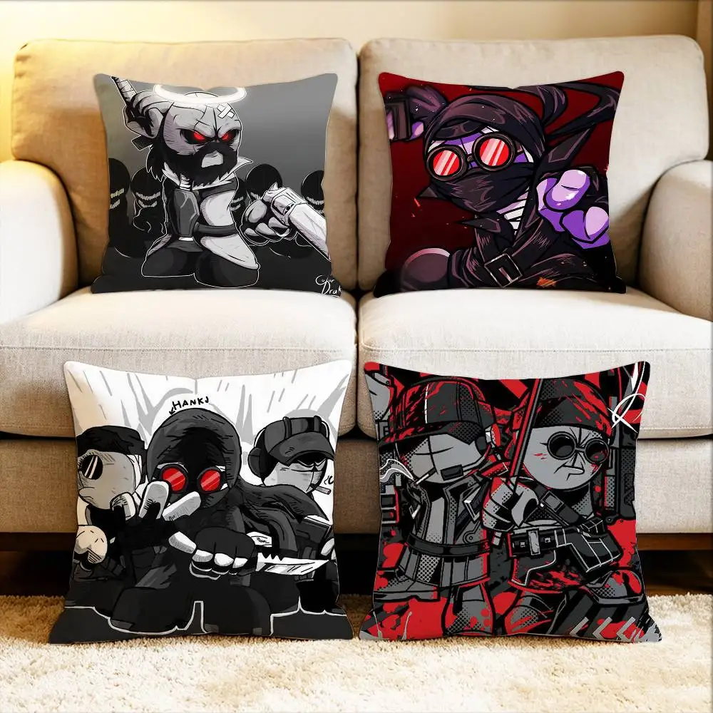 

Deimos J Sanford Madness Combat Various Sizes Square Pillow Case For Car Home Bedchamber Decor
