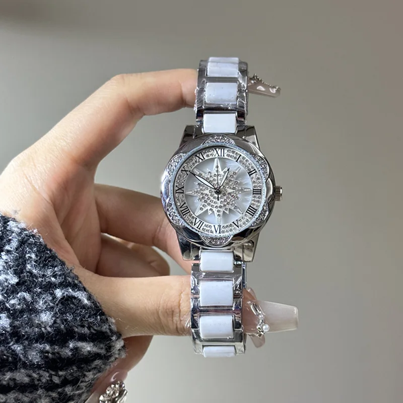 Orologio da polso in ceramica Orologi al quarzo da donna Orologio di moda di bellezza Orologio Drop Shipping