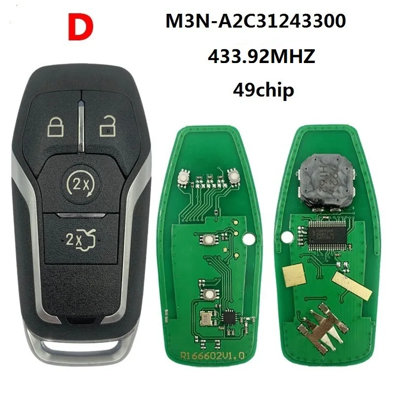Ford Key Fob 433.92MHz 49 Chip