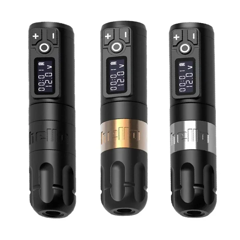 for Ambition Soldier Wireless Tattoo Machine Rotaty Battery Pen with Portable Power Pack 2400mAh LED Digital Display