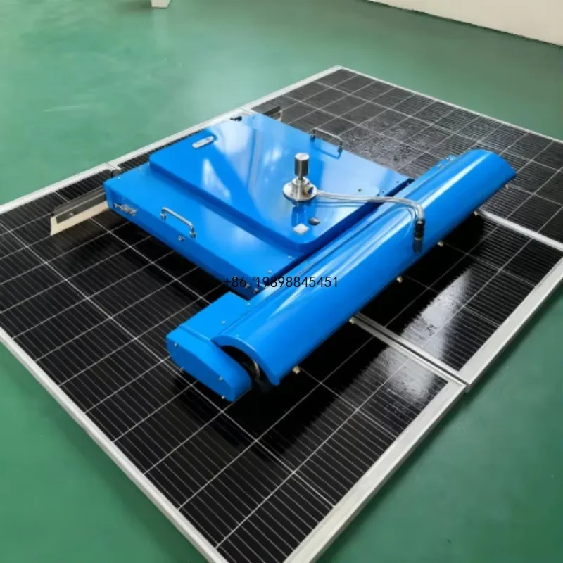 Track-Driven Solar Cleaner Crawler Drive Remove Snow Ice Effectively for Desert Power Plants Solar Panel Cleaning