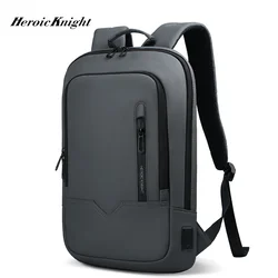 Heroic Knight Laptop Work Backpack Slim Men Waterproof Multifunctional 15.6