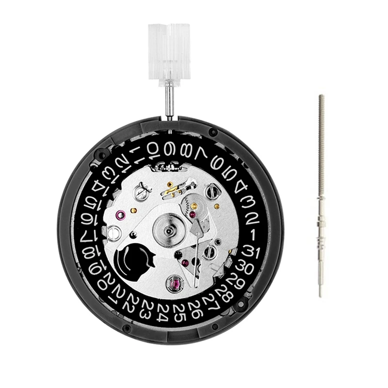 NH35A Mechanical 3-Digit Movement With Date Window Luxury Automatic Watch Movt Replace Kit High Accuracy