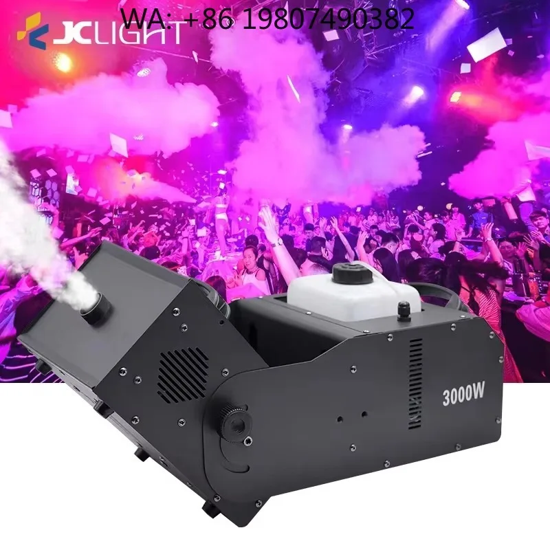 

3000W Angle Adjustable Heavy Duty Smoke High Output Fog Generator for DJ Wedding Festival Stage Atmosphere FX